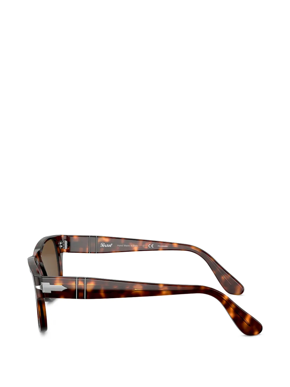 Persol Zonnebril met vierkant montuur Bruin