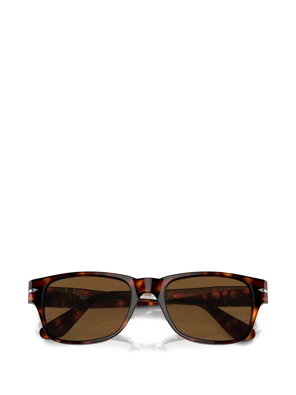 Persol Zonnebril met vierkant montuur Bruin