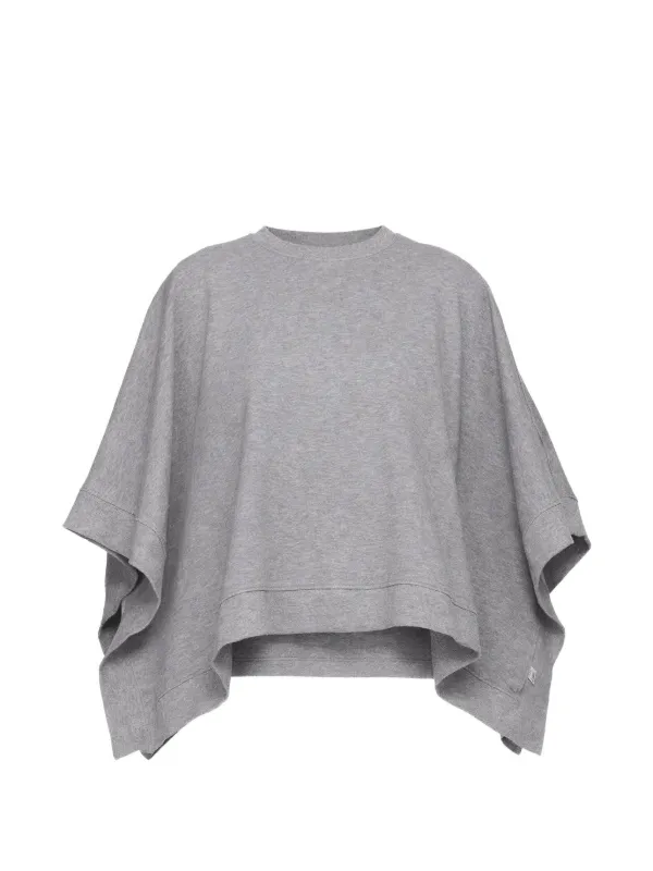 MM6 Maison Margiela Oversized Panelled Poncho in Grey