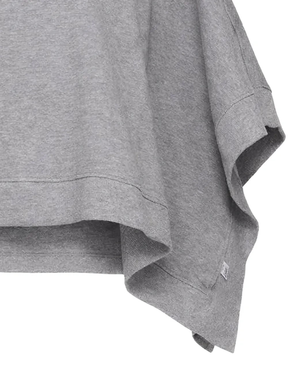 MM6 Maison Margiela Oversized Panelled Poncho in Grey, view 2