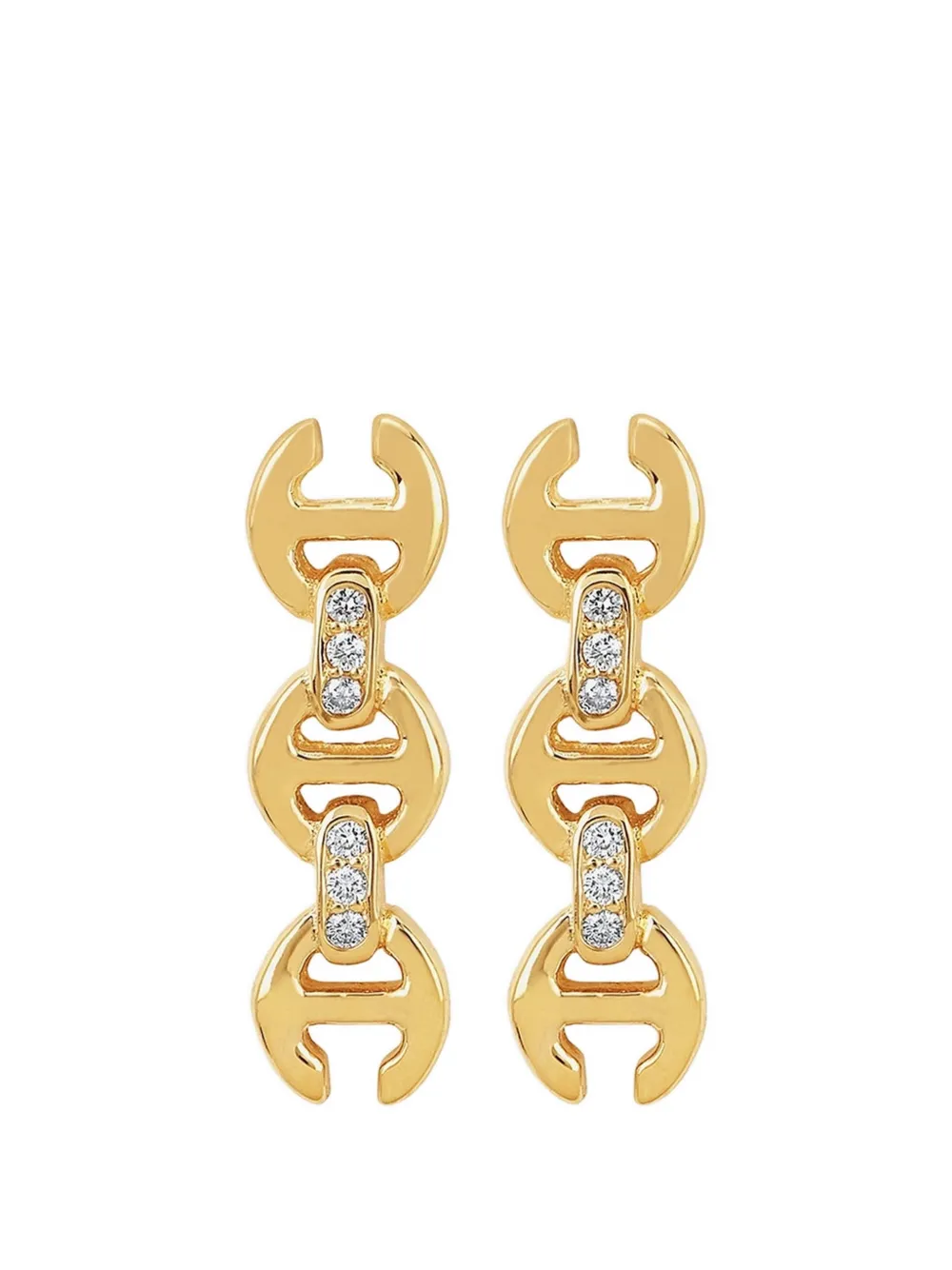 HOORSENBUHS diamond charm earrings