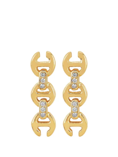 HOORSENBUHS aretes con dije de diamantes