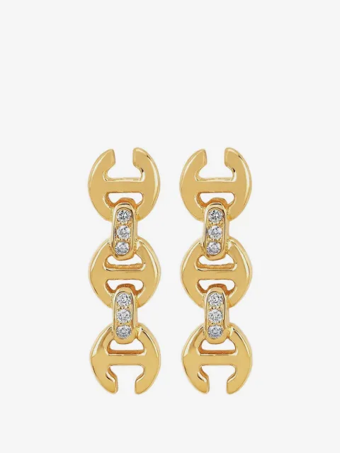HOORSENBUHS diamond charm earrings