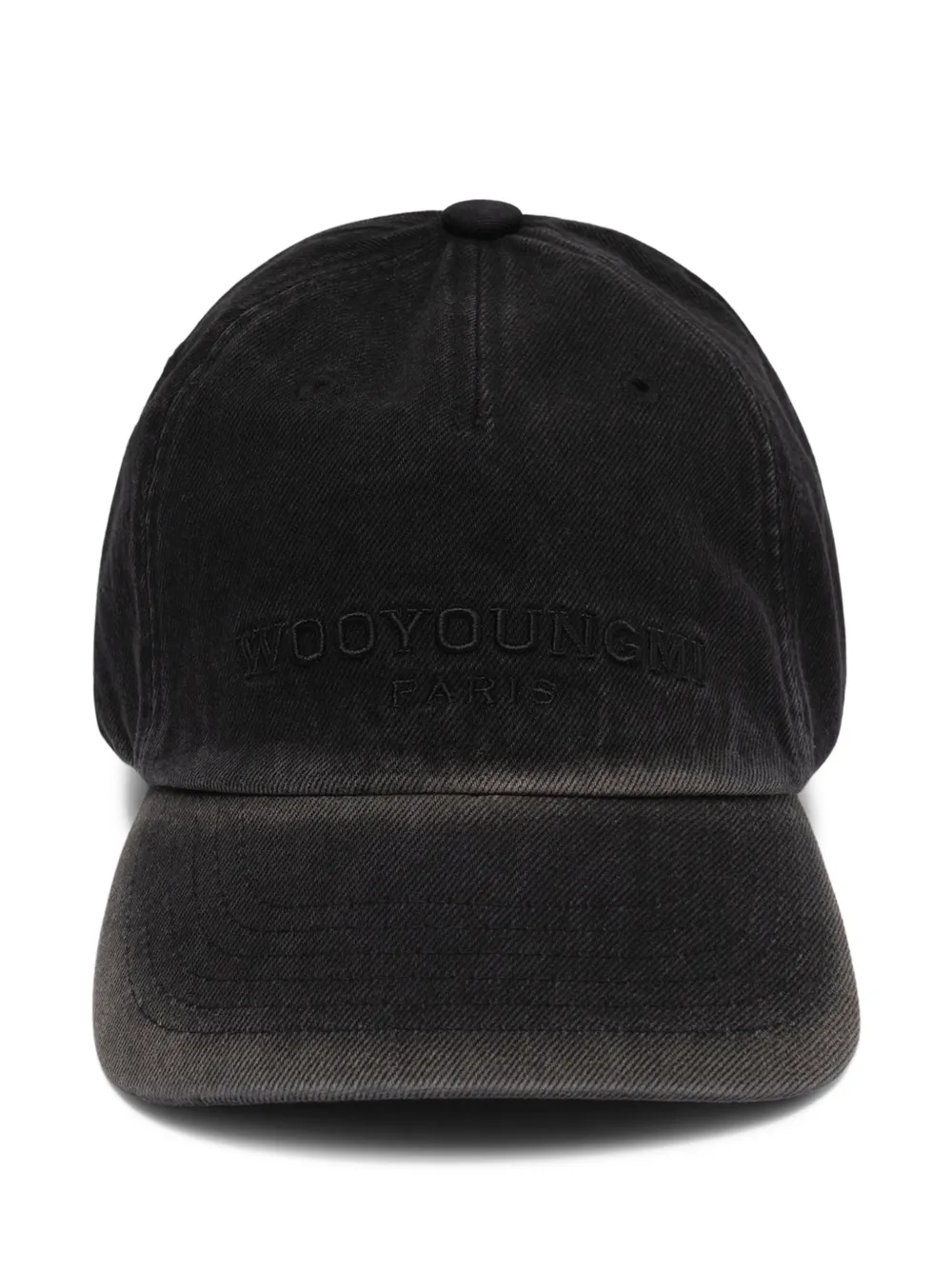 Wooyoungmi embroidered baseball hat - Nero