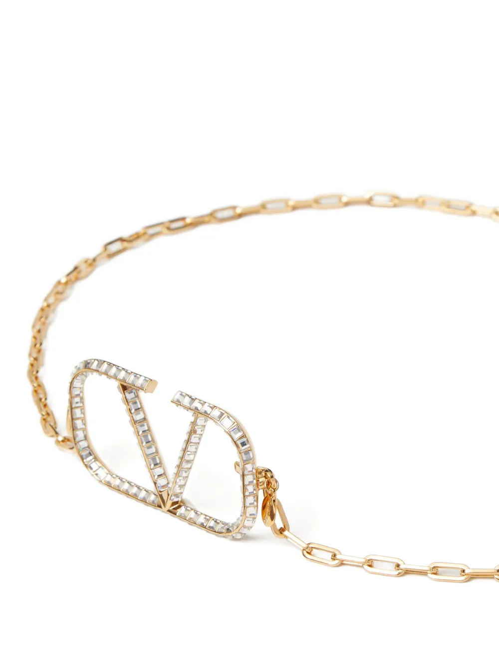  Valentino Garavani Vlogo Chain Belt - Gold 