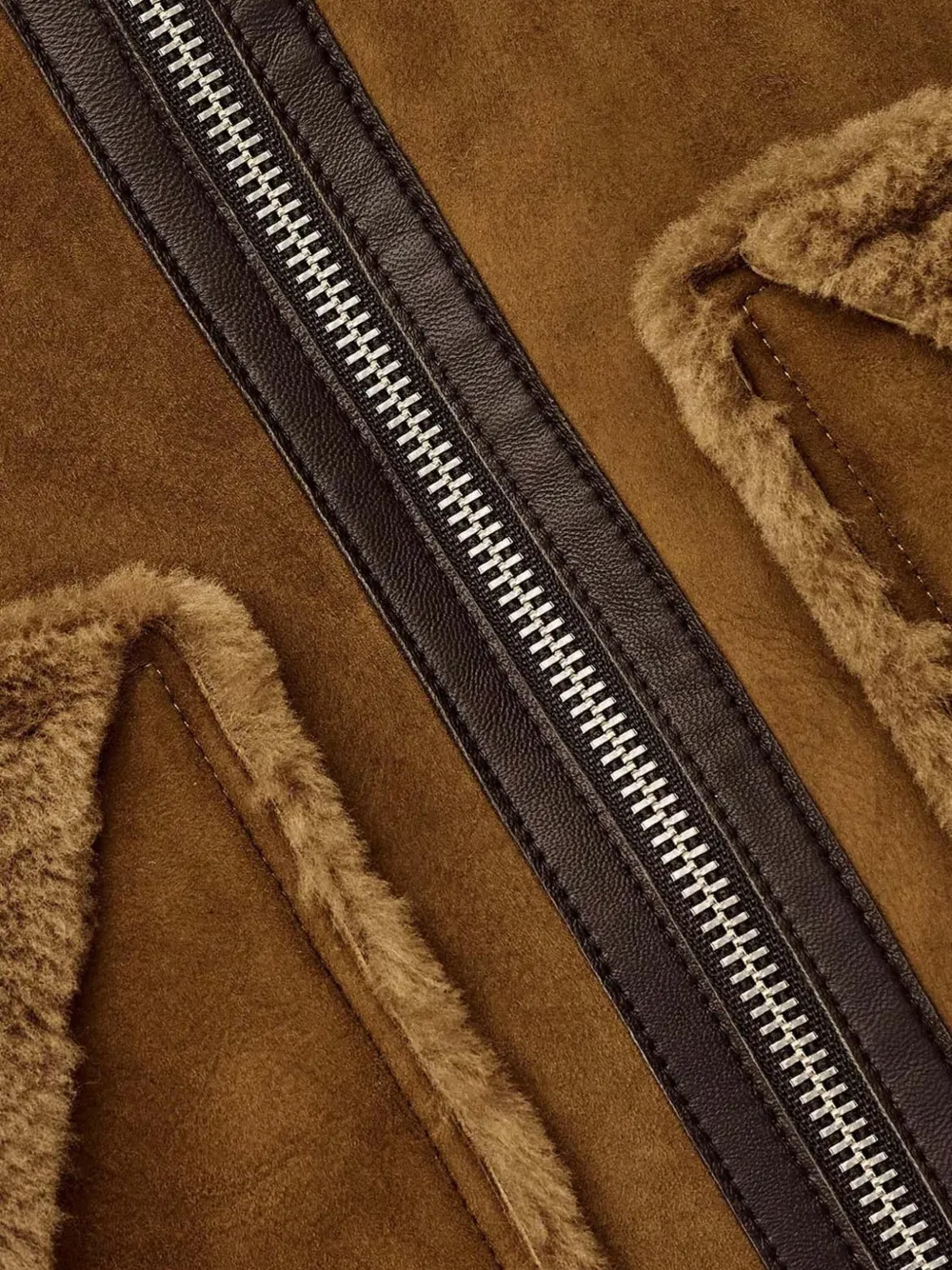 Ba&Sh shearling collar jacket | Leather Jackets | Image 2