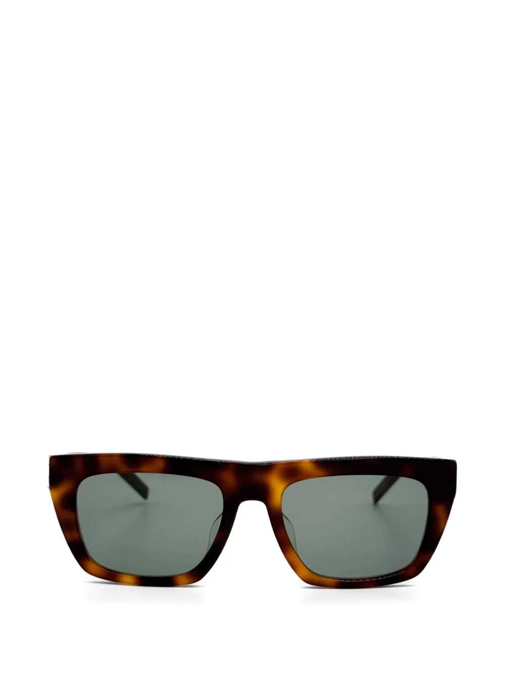 Saint Laurent Eyewear Sonnenbrille mit eckigem Gestell - Braun