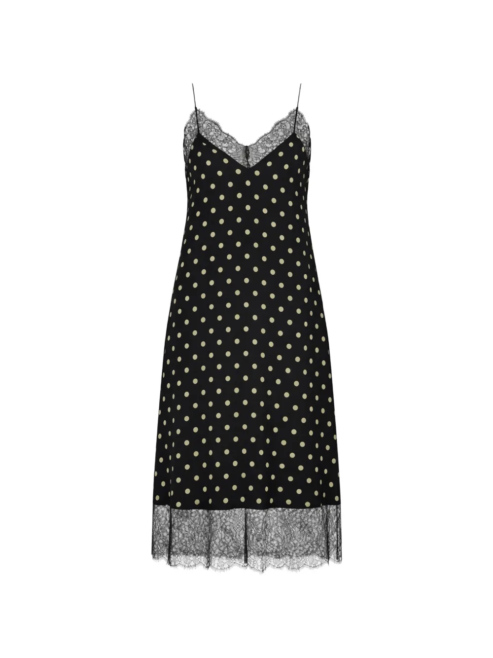 Francoise Pinton - Paris Layla polka dot lace dress - Black