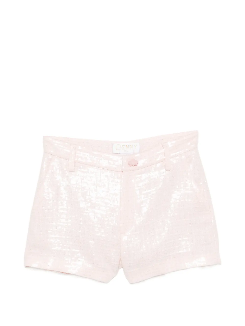 Genny sequin-embellished shorts - Rosa