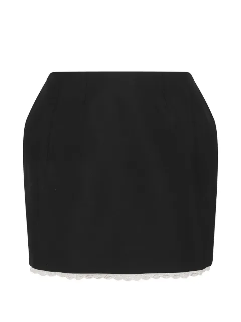 Magda Butrym lace trim skirt