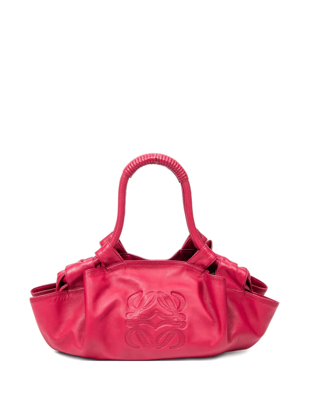 Loewe Pre-Owned embossed leather handbag - Rosa