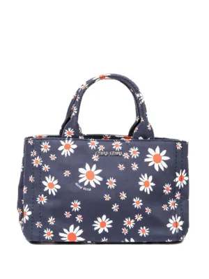Prada Pre-Owned 2010s Tessuto Stampat floral-print Tote Bag | Blue