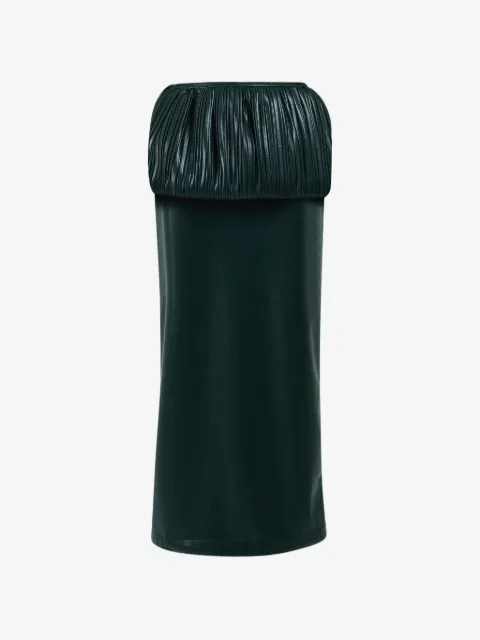 Rowen Rose pleated balloon maxi skirt