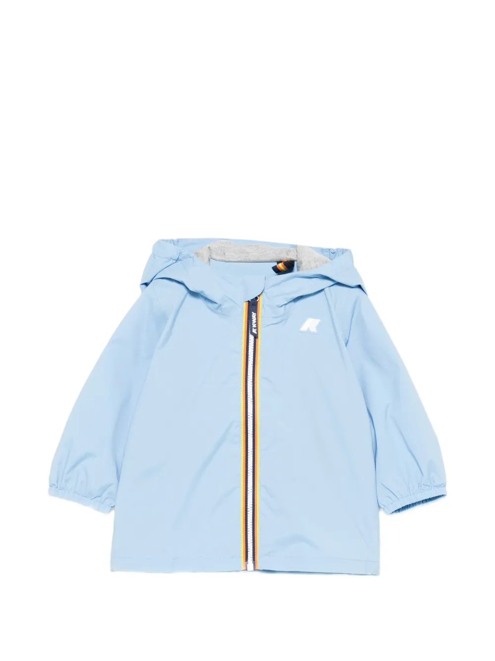 K Way Kids hooded zip-up jacket - Blu