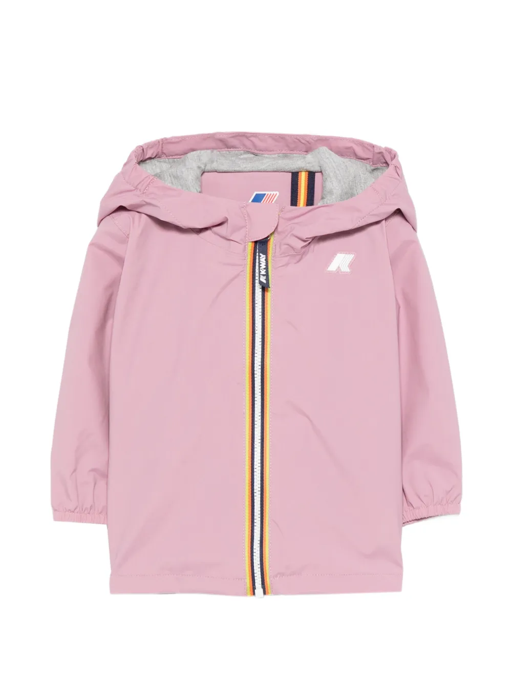 K Way Kids hooded zip jacket - Rosa