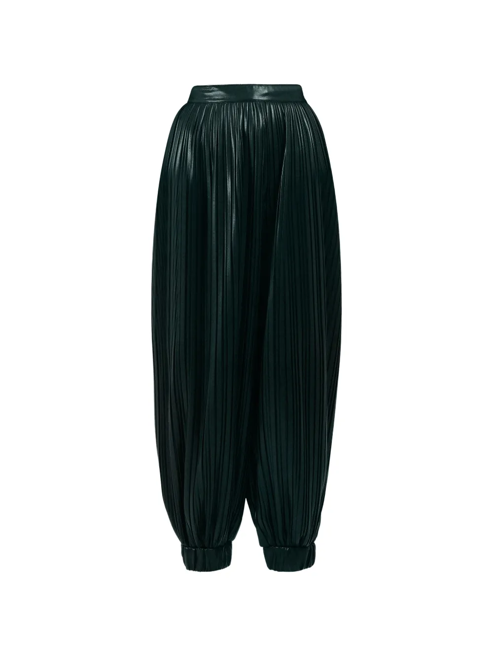 Rowen Rose pleated balloon trousers - Verde