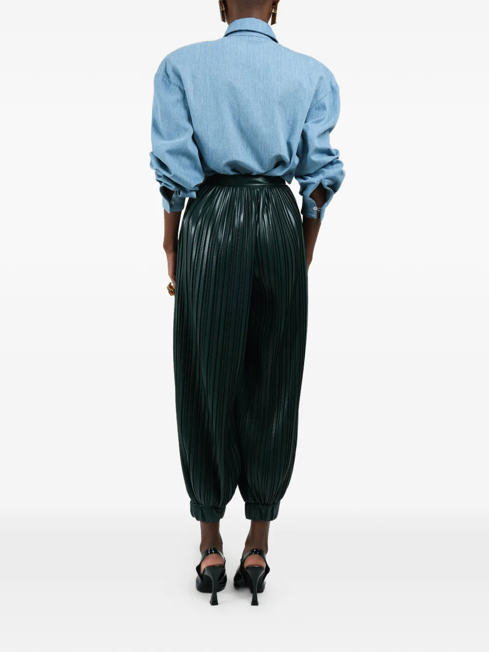 Pleated Balloon Trousers