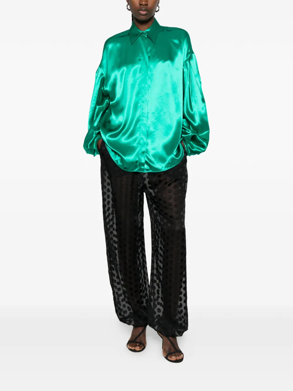  Genny Long-sleeve Shirt - Green 