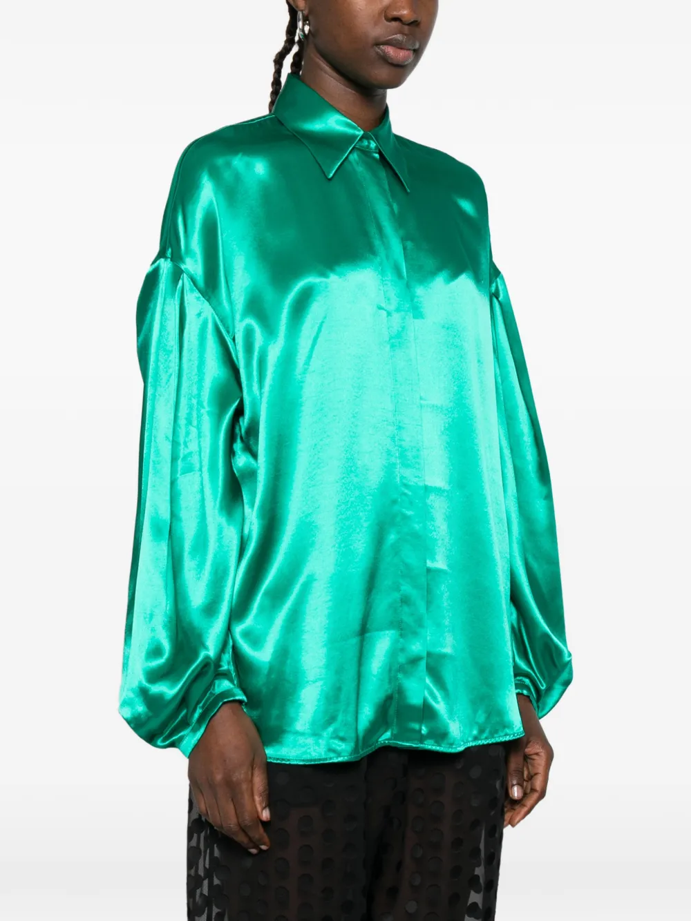  Genny Long-sleeve Shirt - Green 