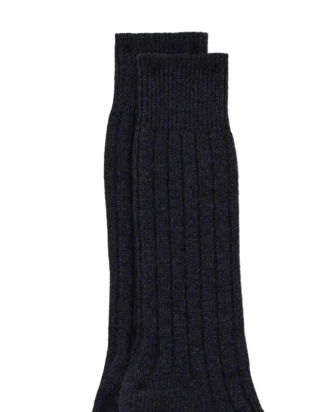  Lemaire Chunky Ribbed Socks - Grey 