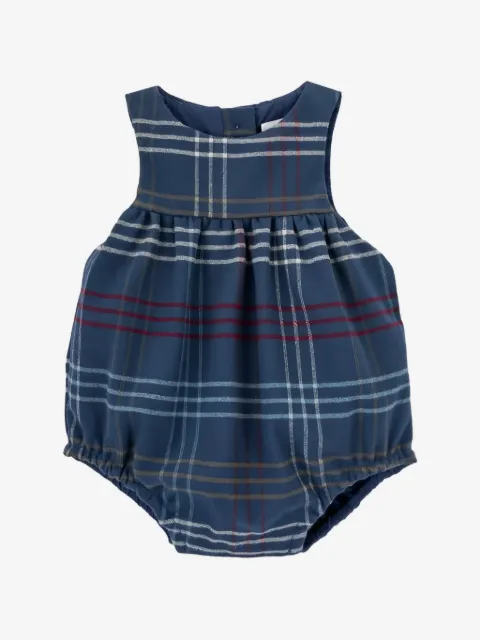 Knot Holly checked romper