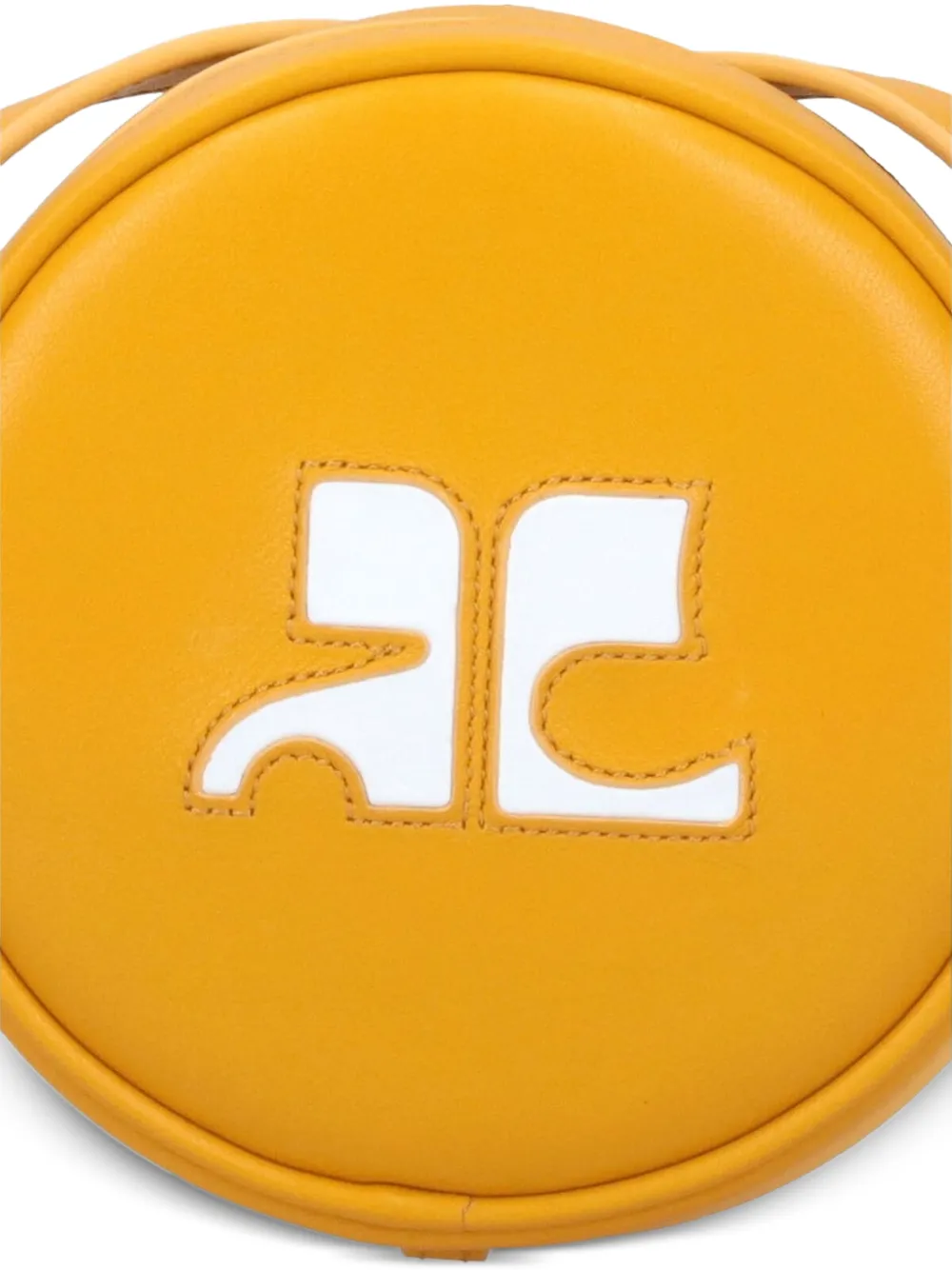Courrèges Reedition Circle schoudertas Geel