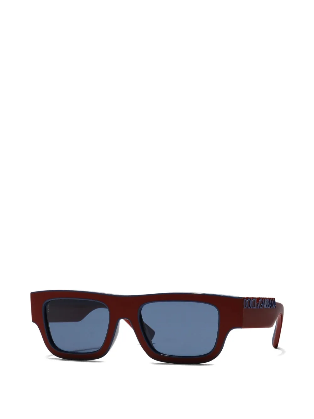  Dolce & Gabbana Kids Logo Rectangle Sunglasses - Brown 
