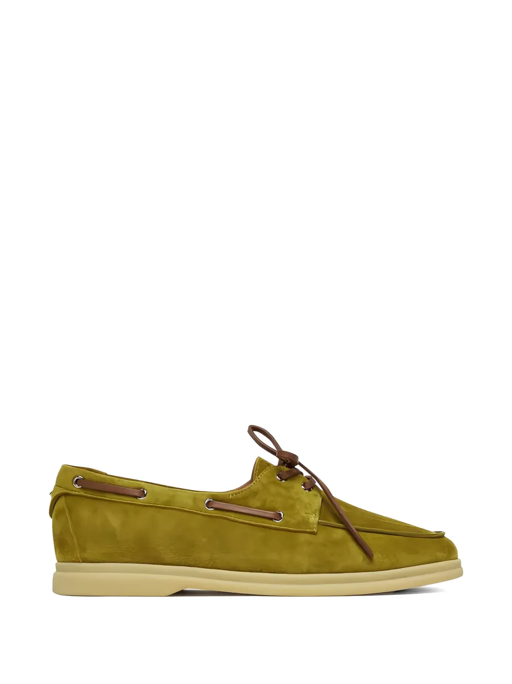 Coccinelle lace-up boat shoes - Green