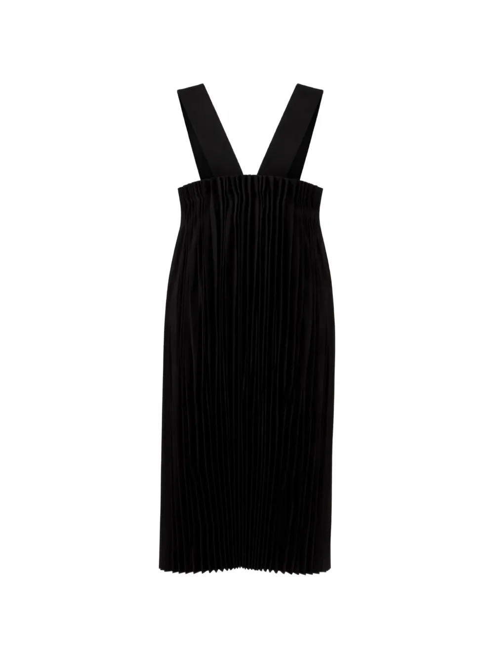 Comme Des Garçons pleated midi dress - Nero