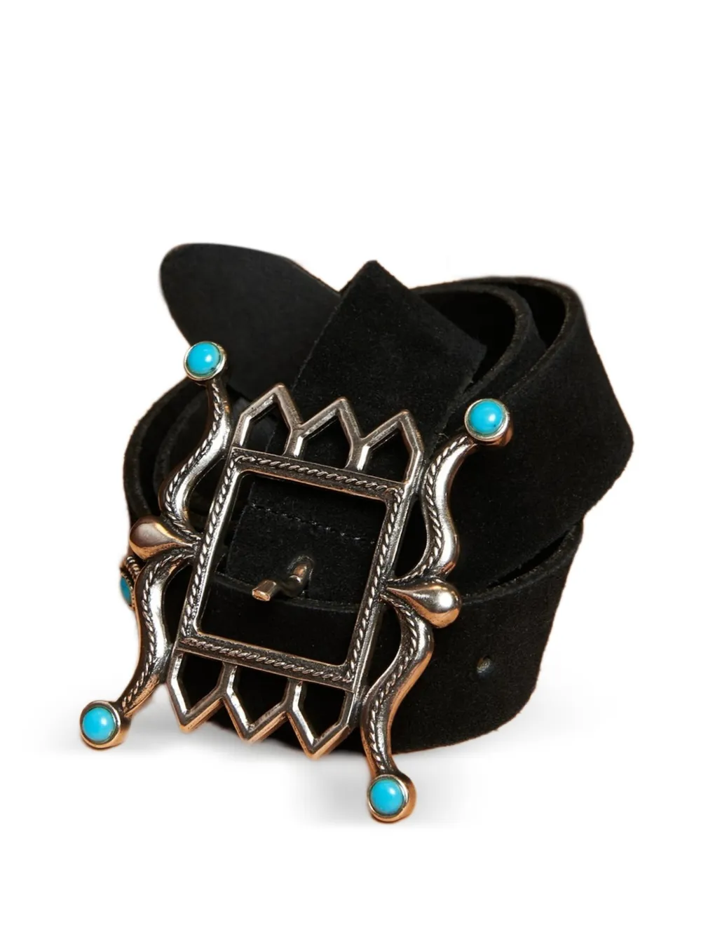 Fortela Tea leather belt - Nero