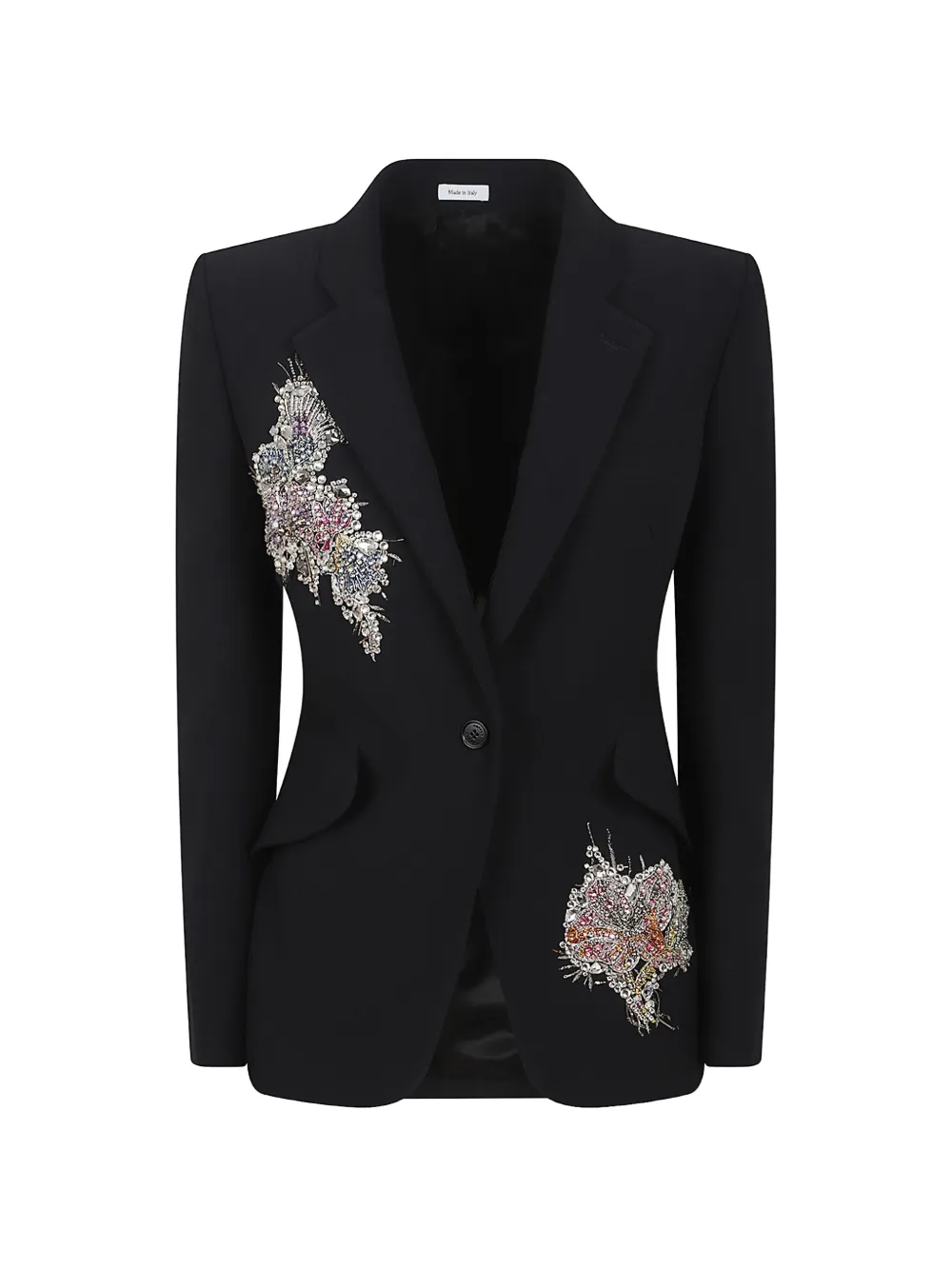 Alexander McQueen Verziertes Sakko - Schwarz