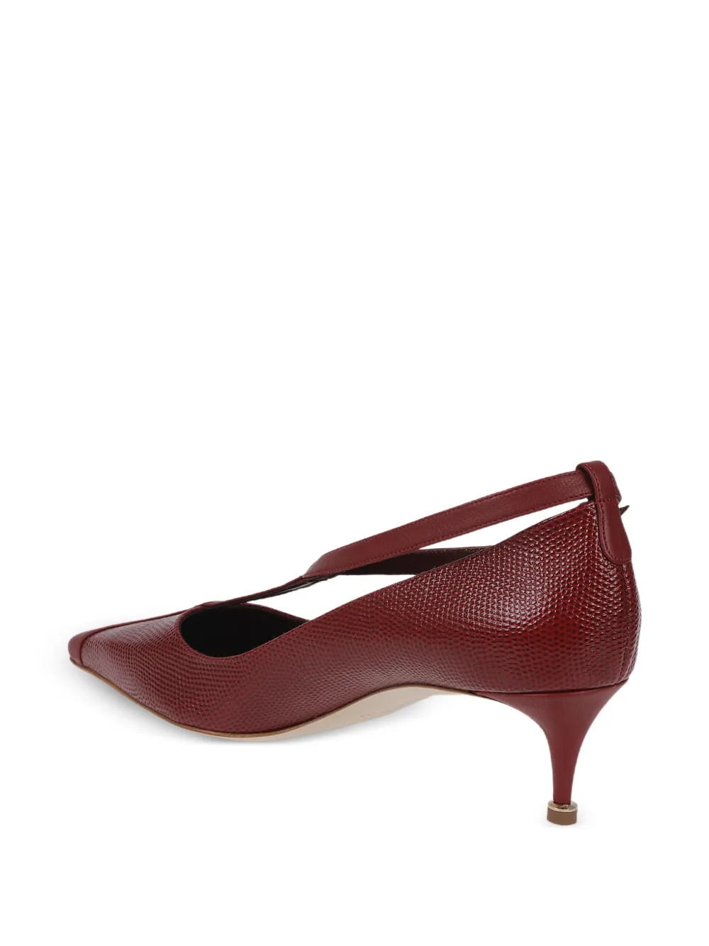 Manolo Blahnik Pumps met T-bandje Rood