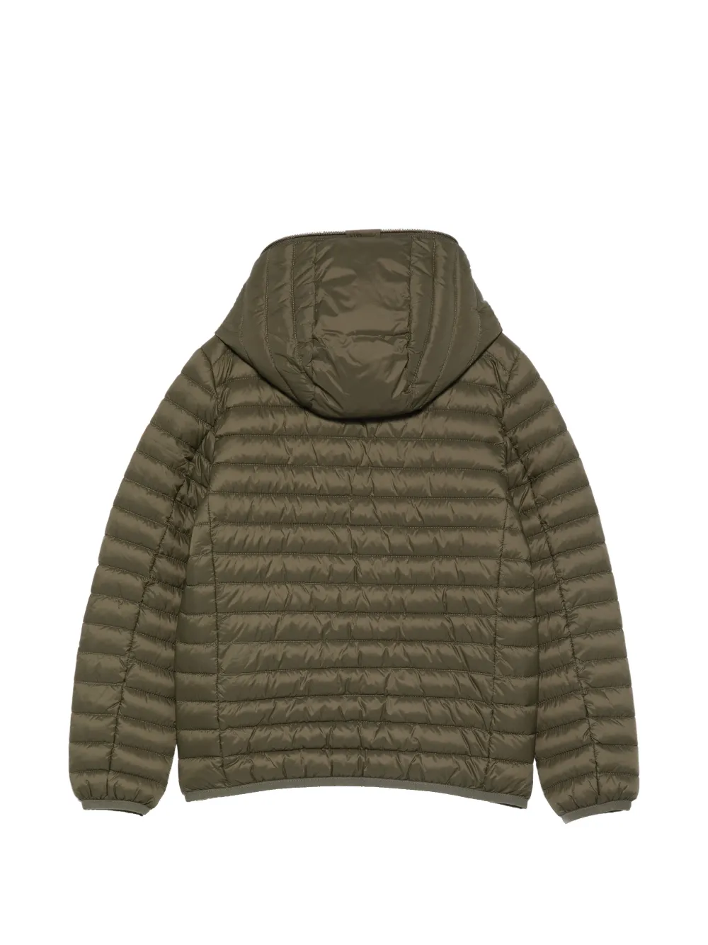  Save The Duck Kids Hooded Quilted Jacket - Green 