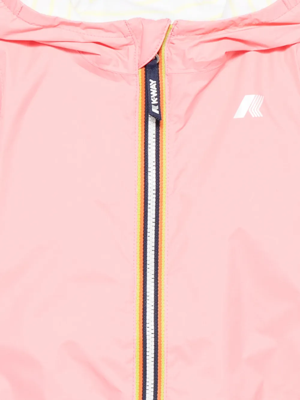  K Way Kids Hooded Jacket - Pink 