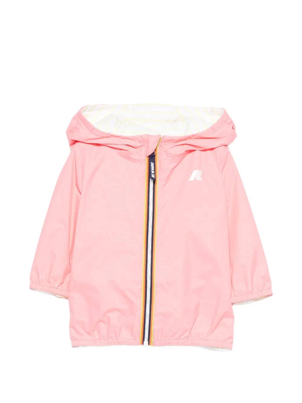 K Way Kids hooded jacket - Rosa