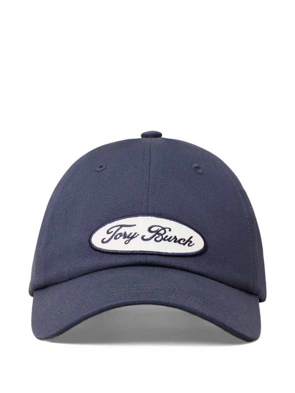 Tory Burch logo-patch baseball cap - Blu