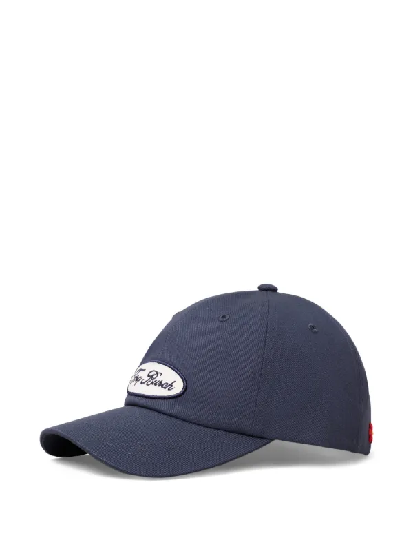 Tory Burch logo-patch Baseball Cap | Blue | FARFETCH AO