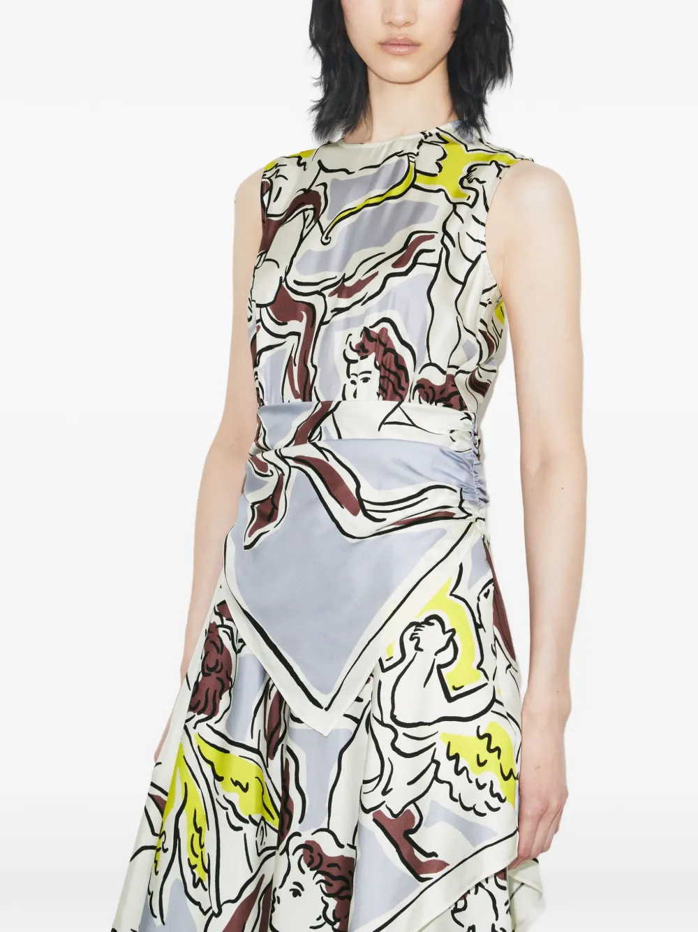 Tory Burch Zijden jurk Blauw