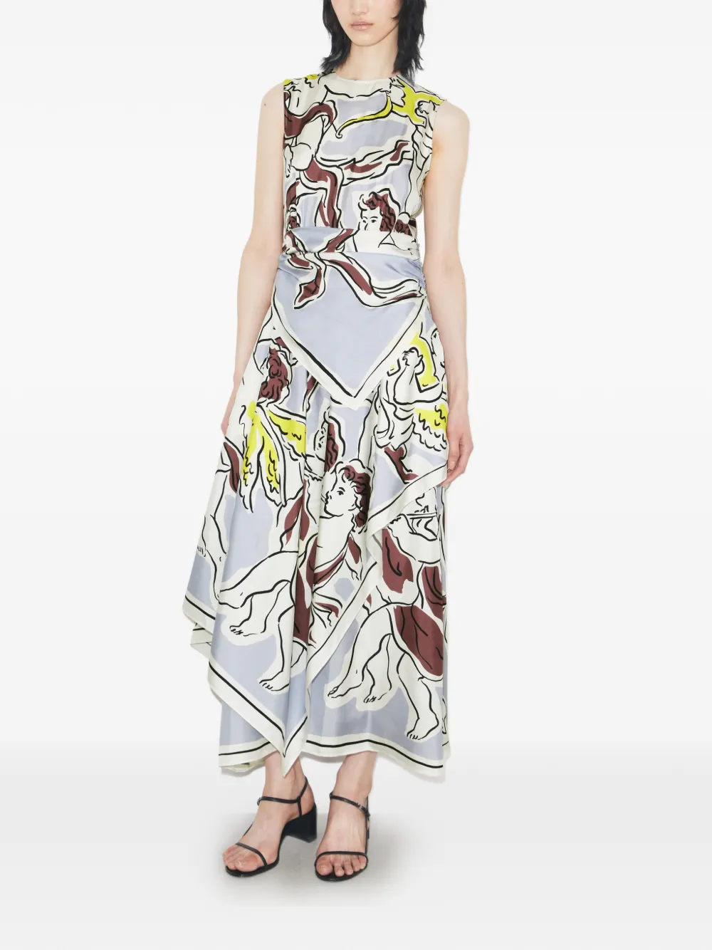 Tory Burch Zijden jurk Blauw