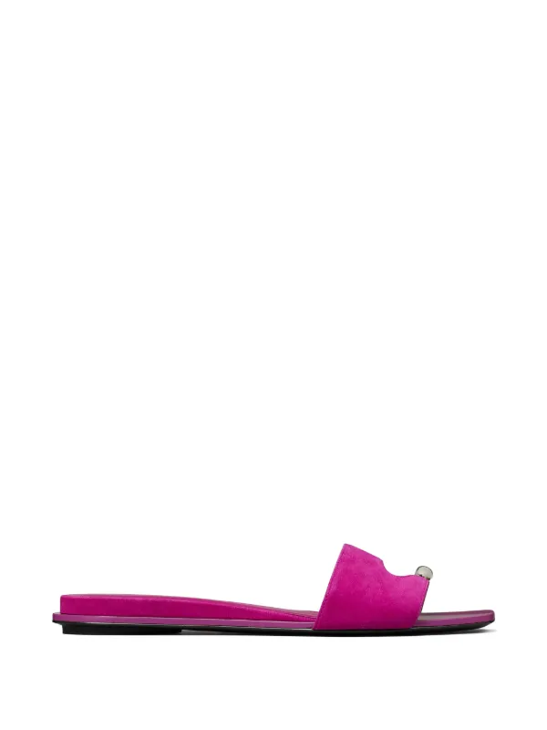 Tory Burch Pierced Slides in Pink