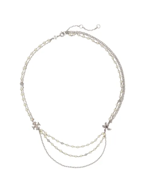 Tory Burch Moondance multi strand pearl necklace