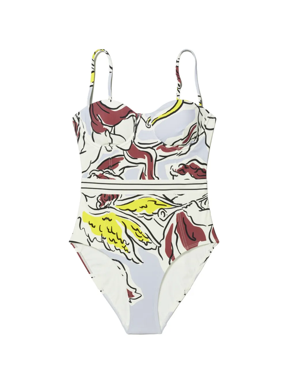 Tory Burch Costume da bagno a balconcino - Bianco