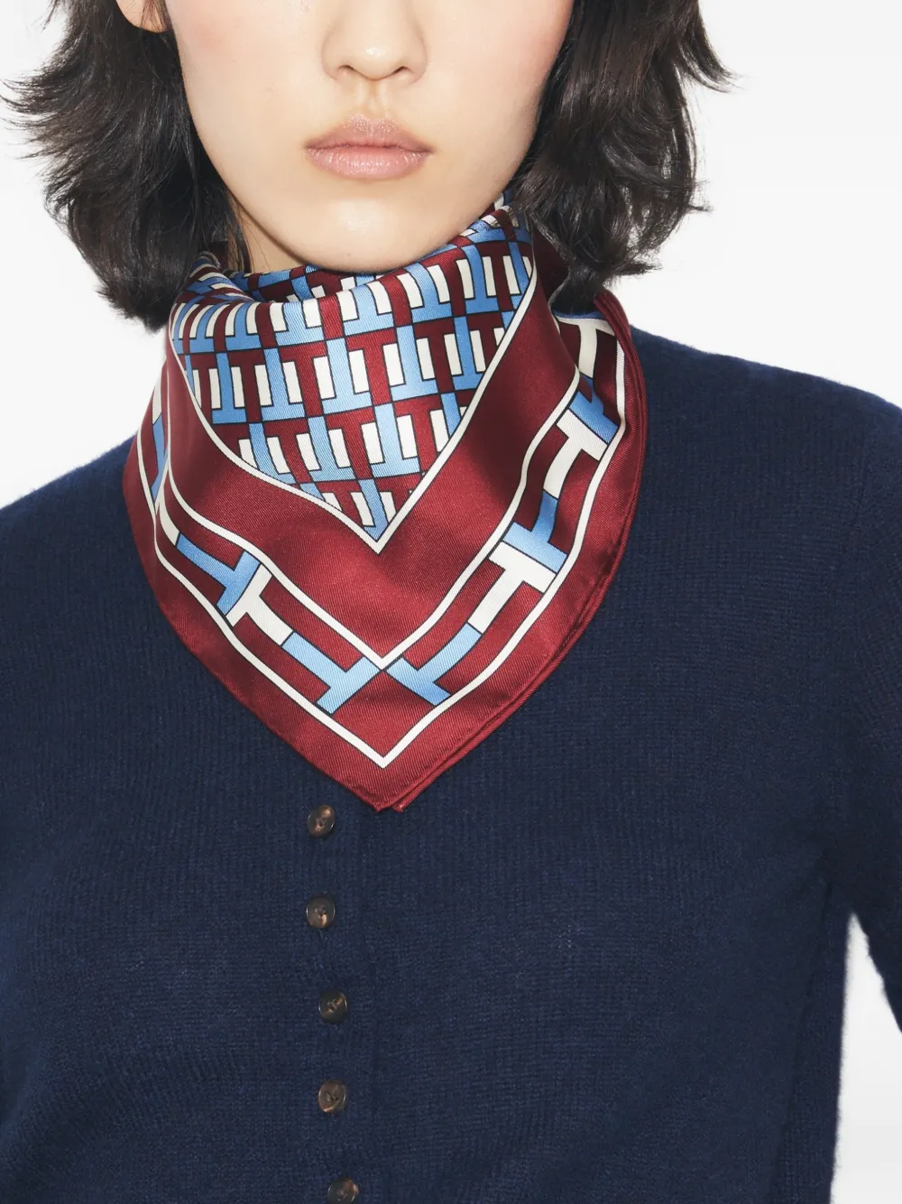 Tory Burch Two-for-T sjaal Rood