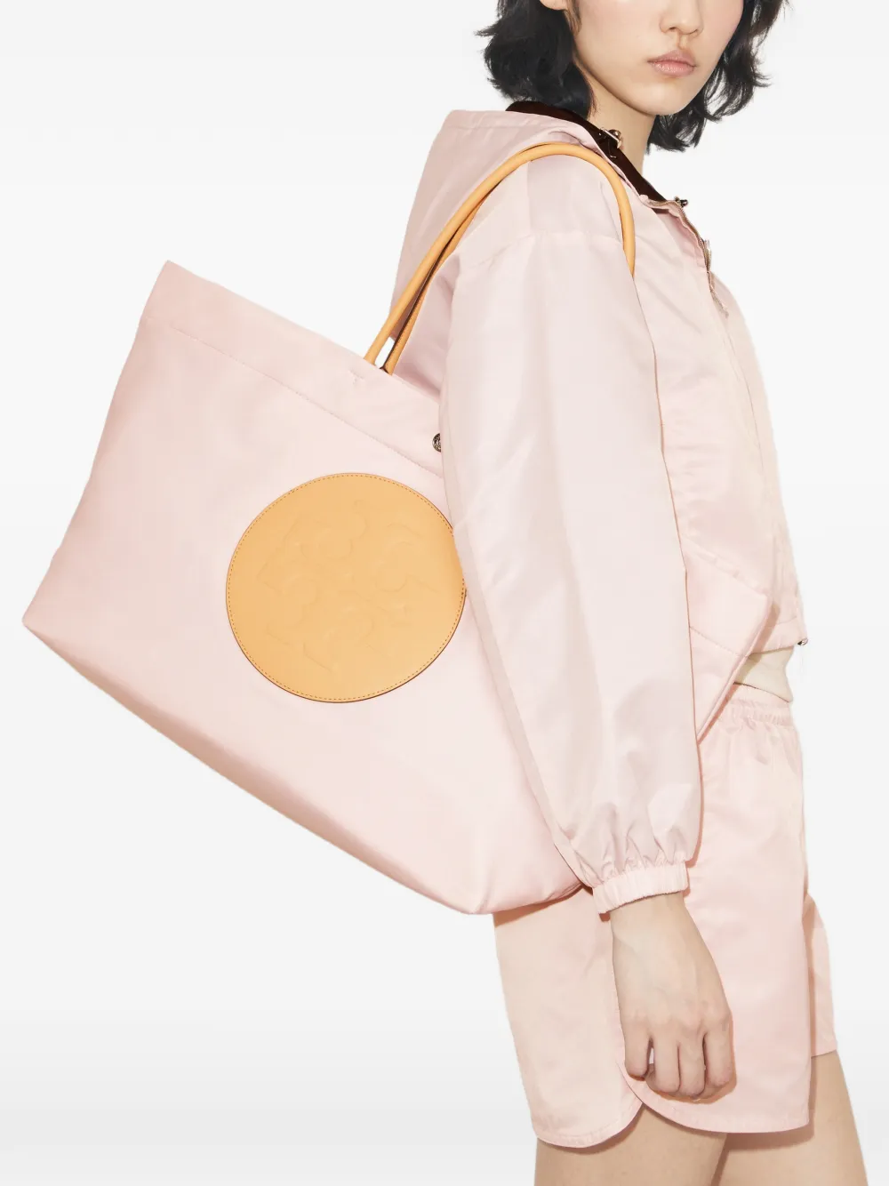 Tory Burch Ella gedraaide omkeerbare shopper Roze