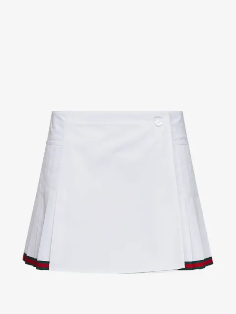 Gucci minijupe à coupe trapèze