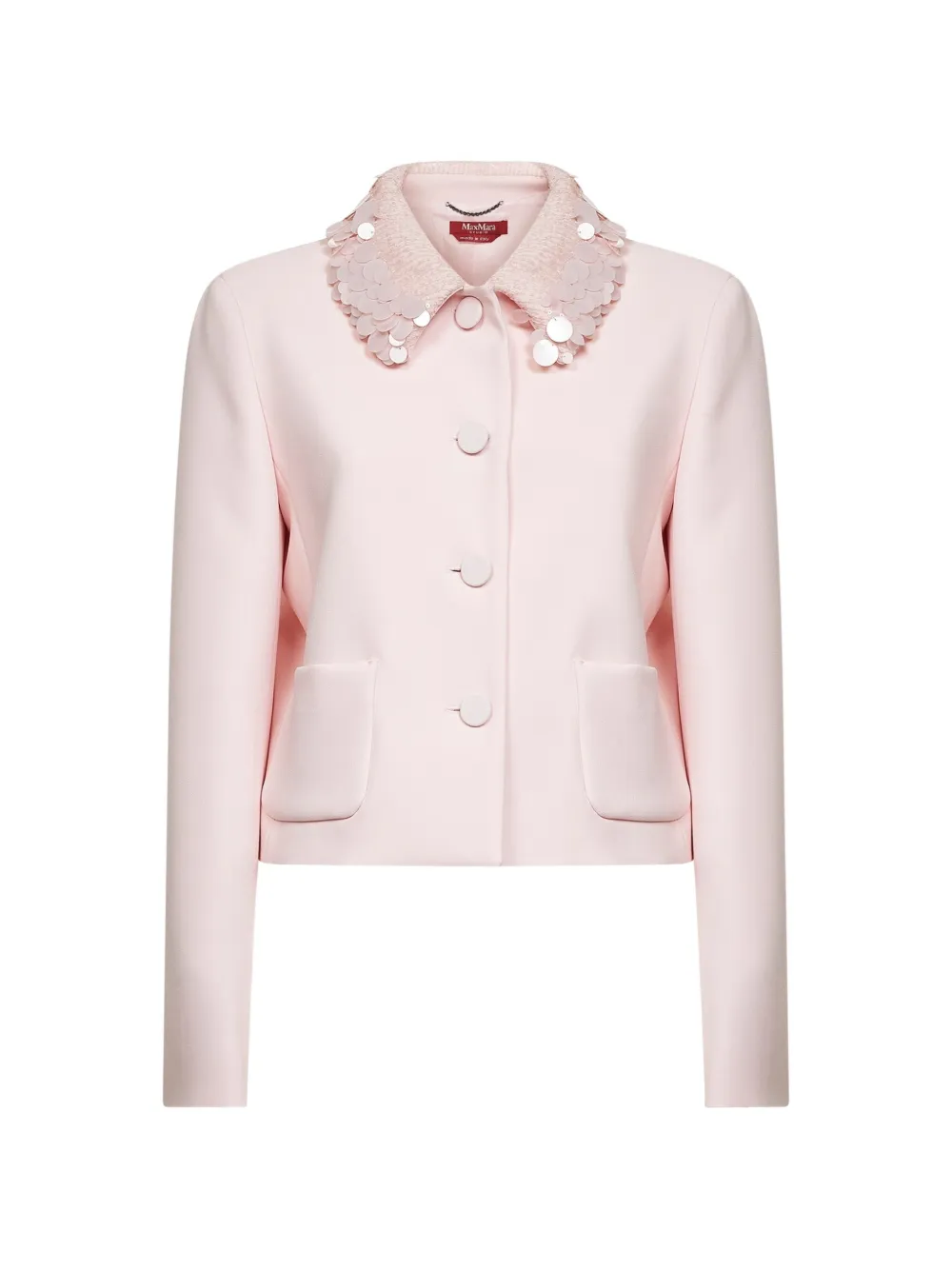 Max Mara sequin-embellishment blazer - Rosa
