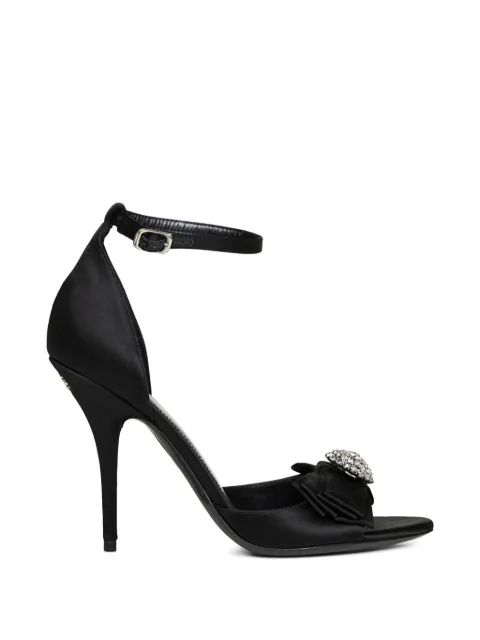 Balenciaga Avenue rhinestone-embellished bow sandals