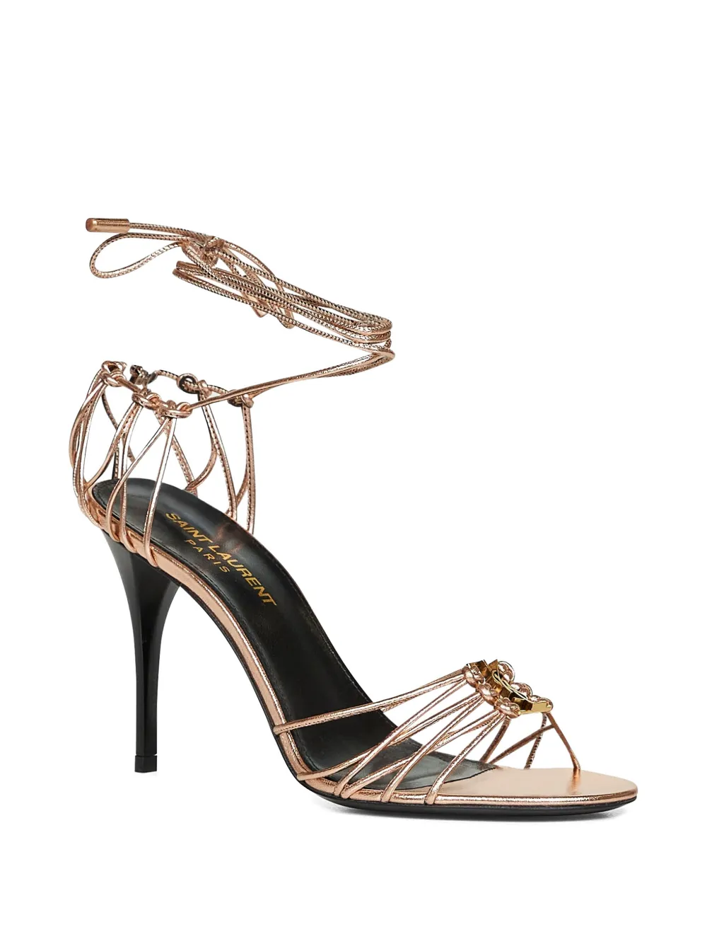 Saint Laurent Babylone sandalen met bandjes Roze
