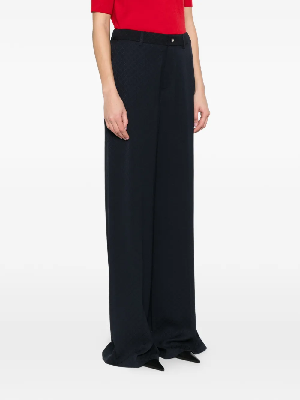 Gucci Broek met diamant-jacquard Blauw