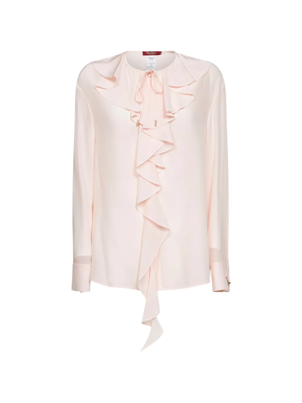 Max Mara Epica ruffled shirt - Rosa